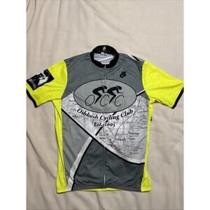 Champion System mens race cut cycling jersey Full Zip Front Size XL HiRes Yellow